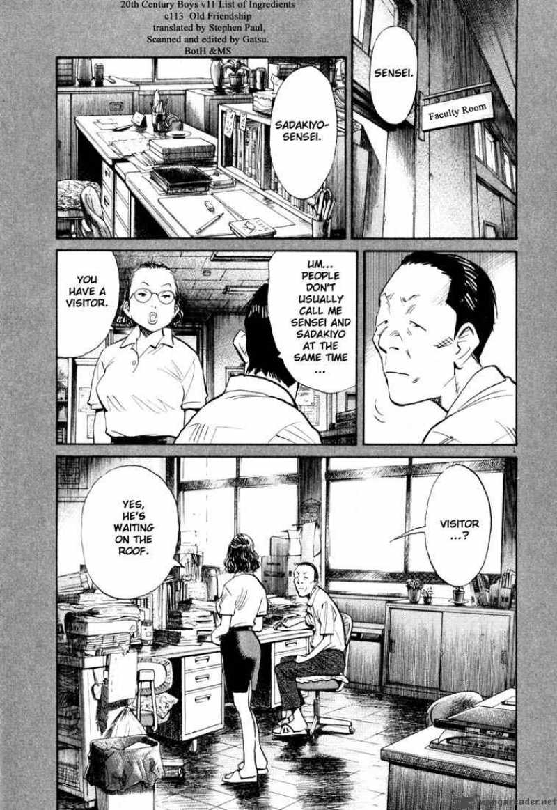 20th Century Boys Chapter 113 Page 1