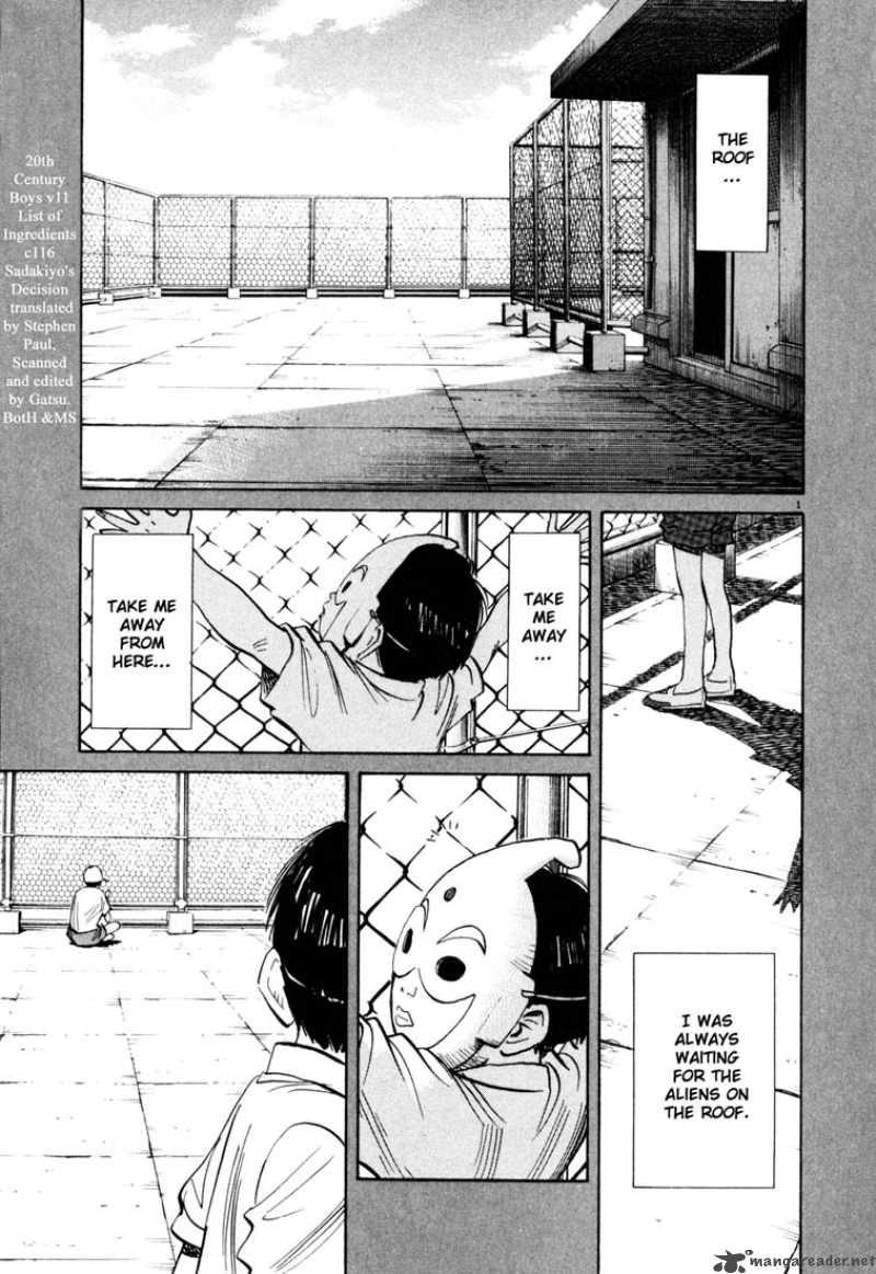 20th Century Boys Chapter 116 Page 1