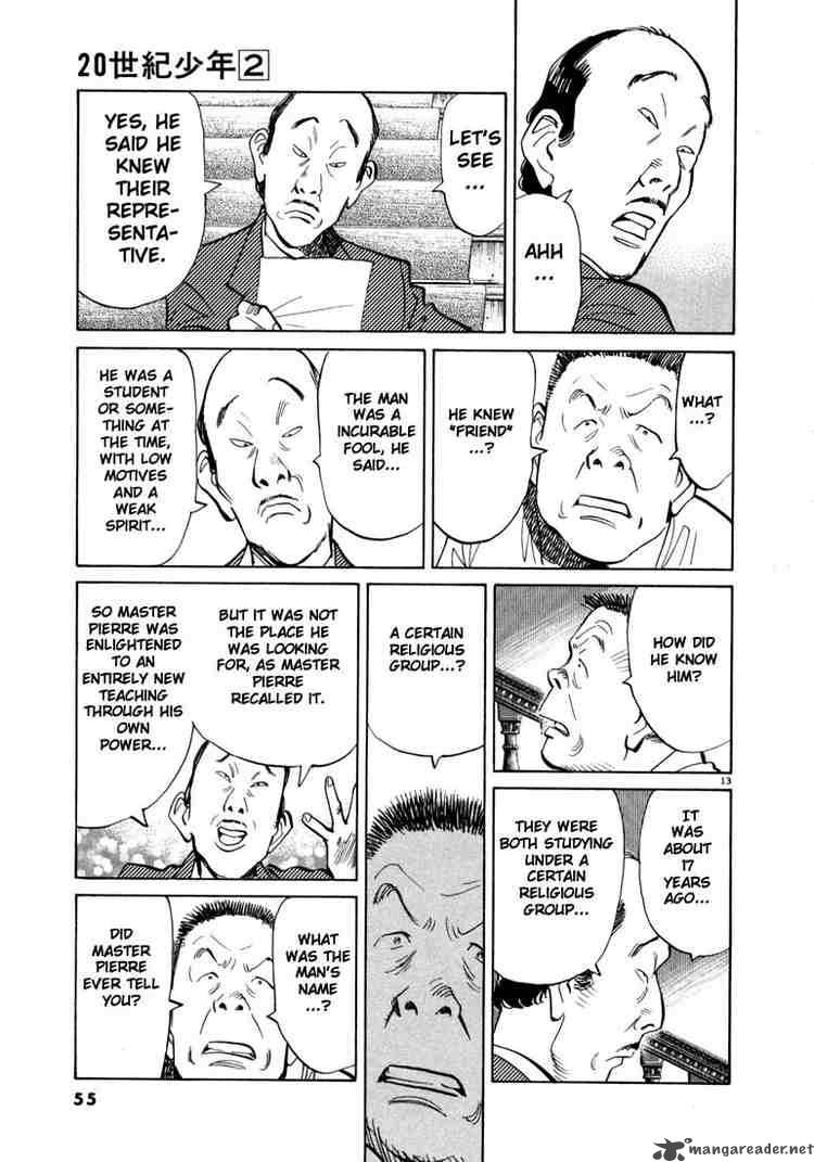 20th Century Boys Chapter 13 Page 13
