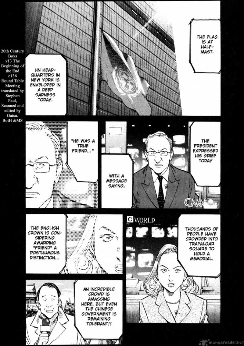 20th Century Boys Chapter 136 Page 1