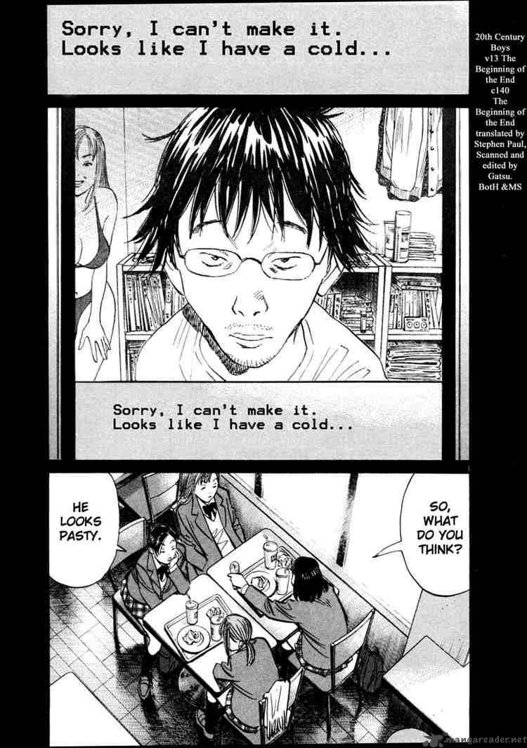 20th Century Boys Chapter 140 Page 1