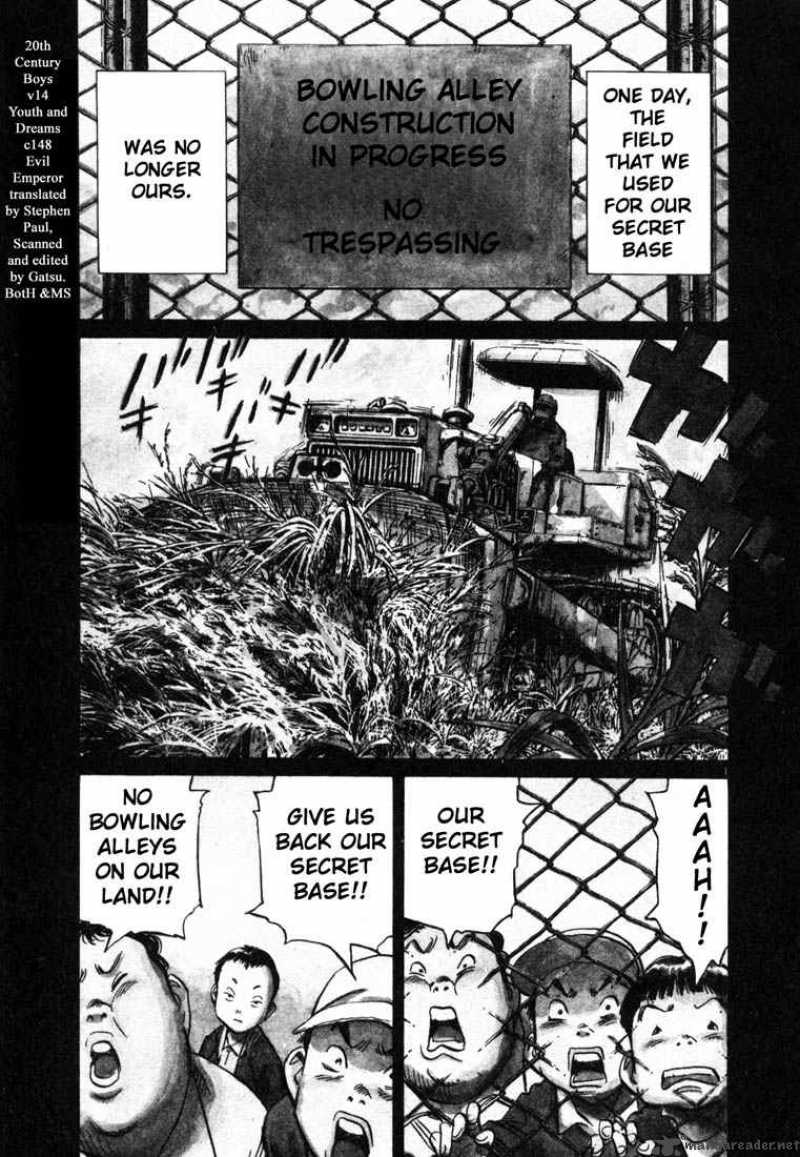 20th Century Boys Chapter 148 Page 1