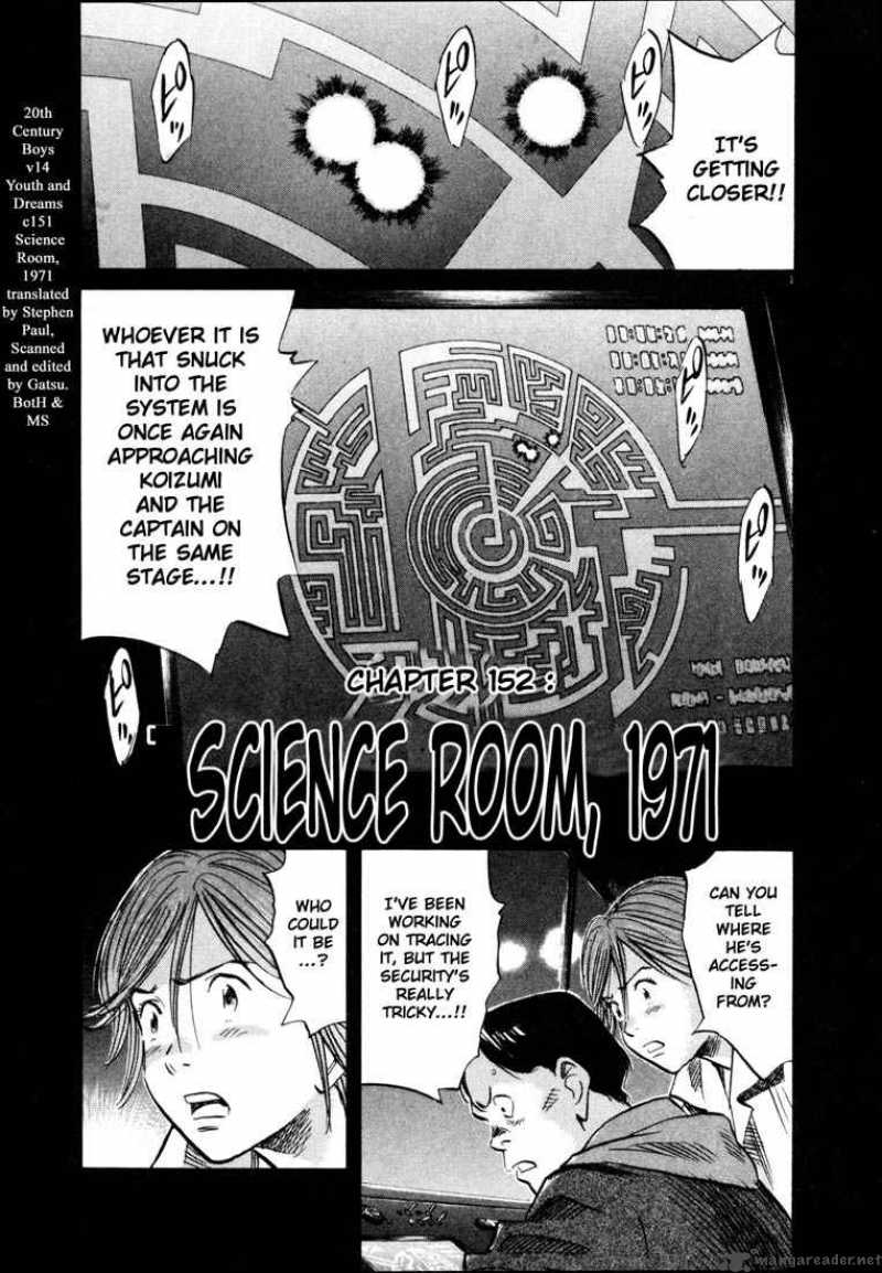 20th Century Boys Chapter 152 Page 1