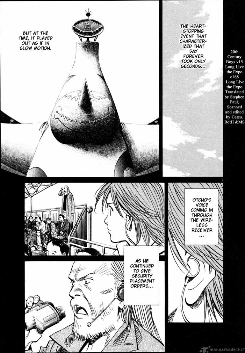 20th Century Boys Chapter 168 Page 1