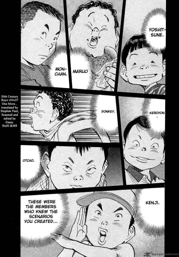 20th Century Boys Chapter 27 Page 1