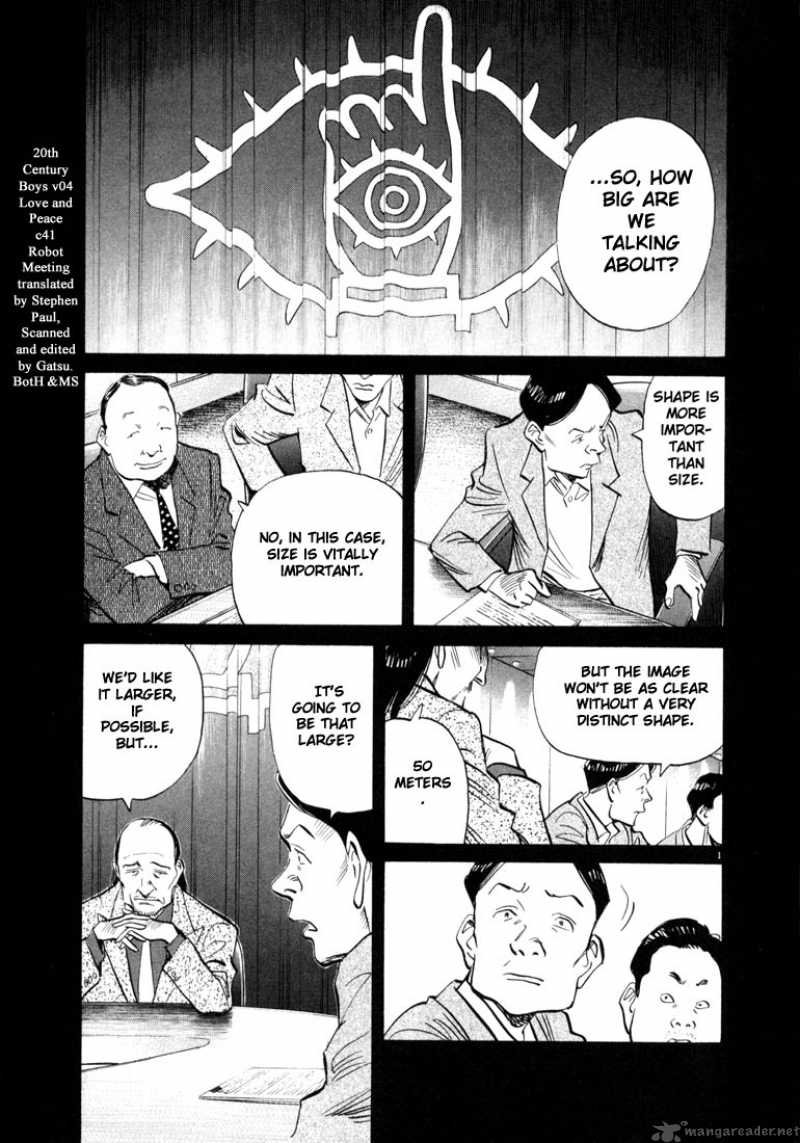 20th Century Boys Chapter 41 Page 1