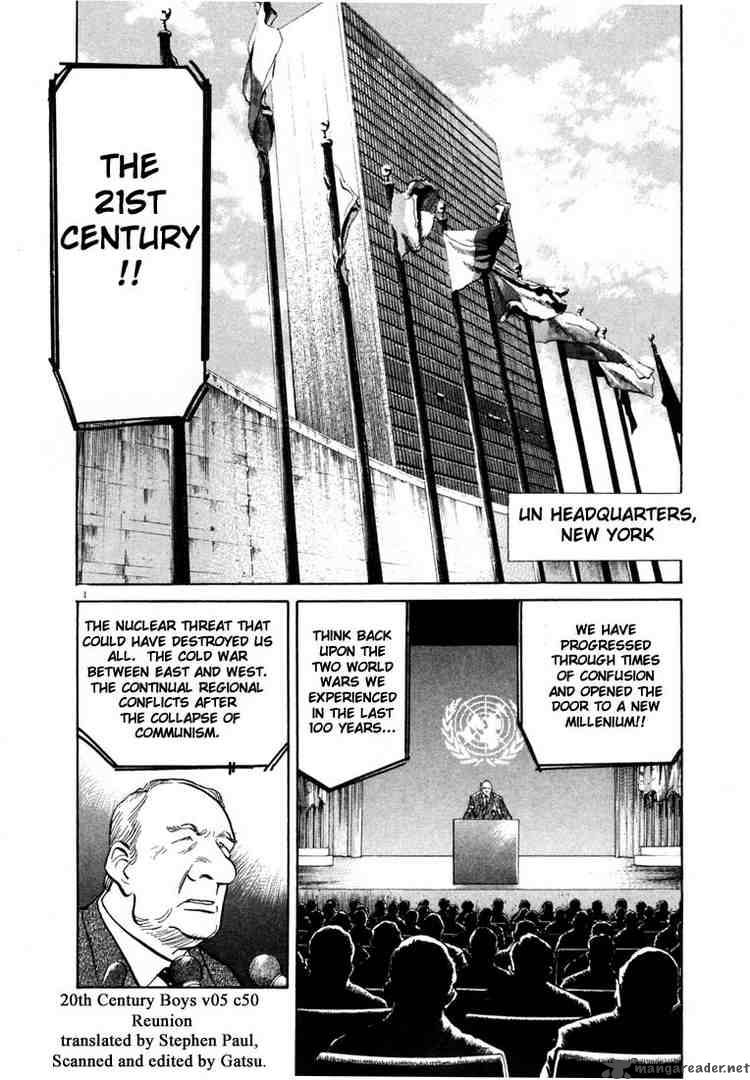 20th Century Boys Chapter 50 Page 1