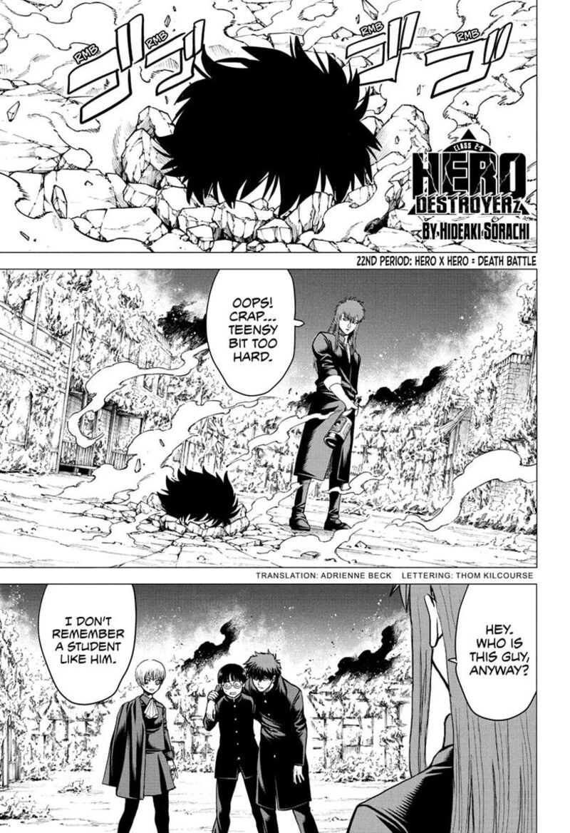 2 Nen B Gumi Yuusha Destroyers Chapter 22 Page 1