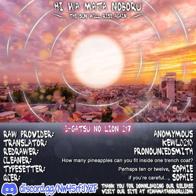 3 Gatsu No Lion Chapter 217 Page 11