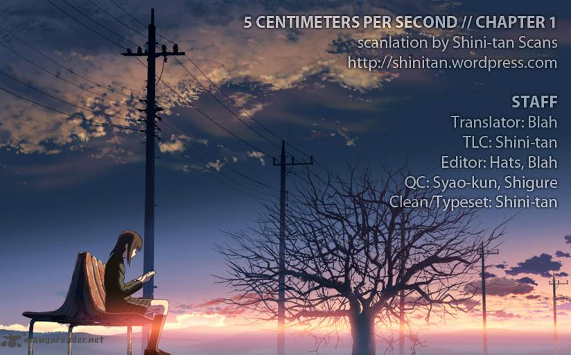 5 Centimeters Per Second Chapter 1 Page 70