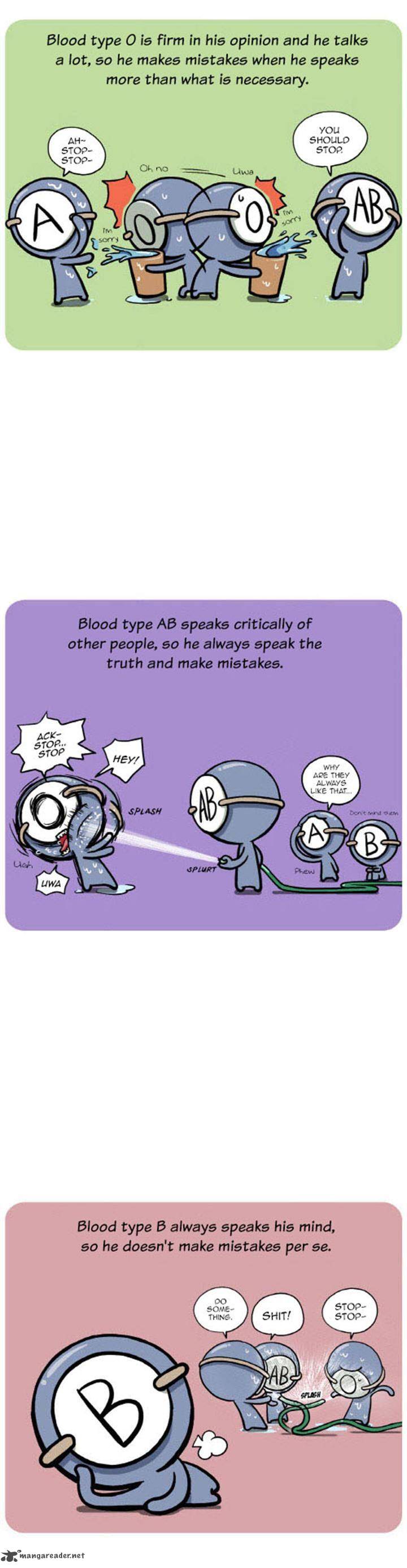 A Simple Thinking About Blood Types Chapter 13 Page 6