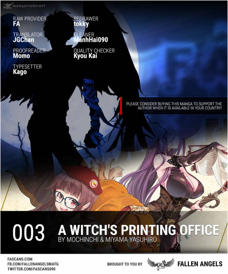 A Witchs Printing Office Chapter 3 Page 1