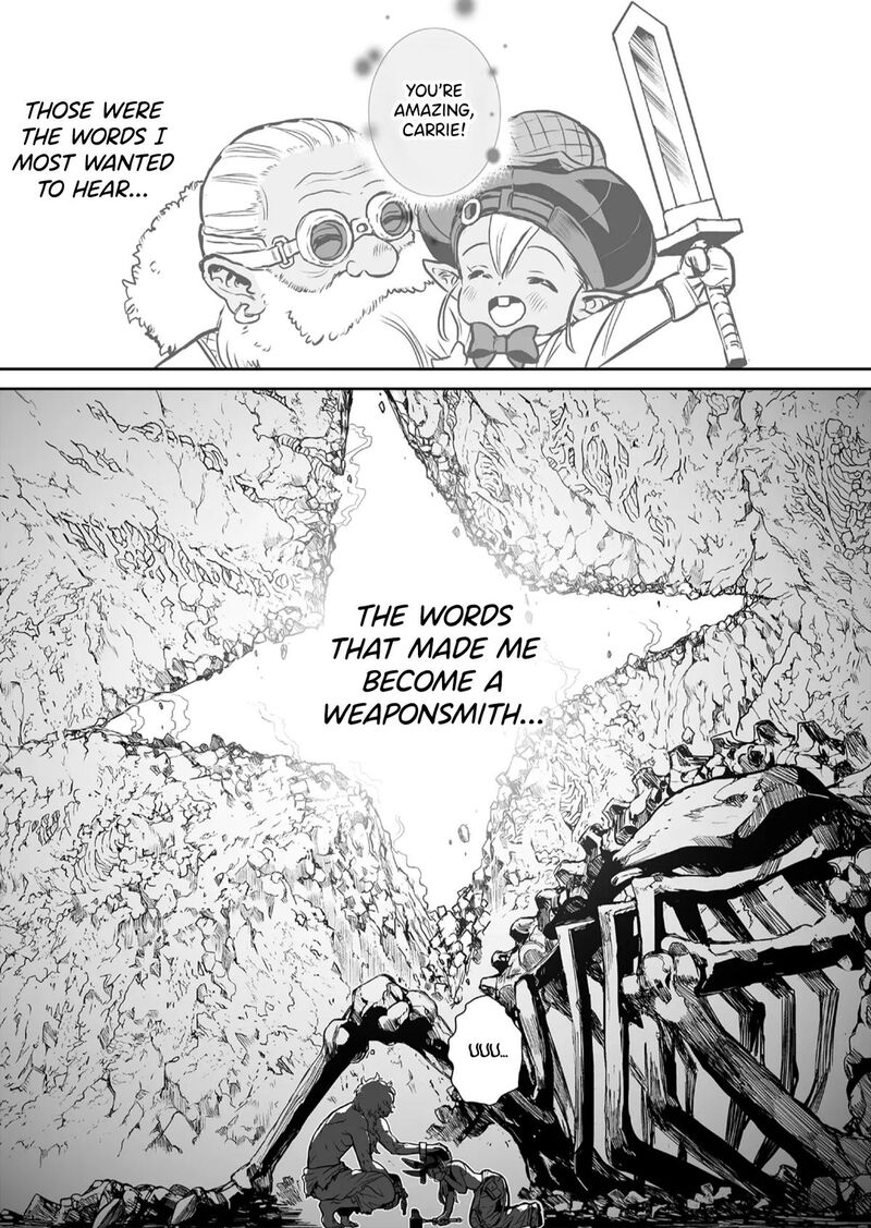 Abandoned Tsuyosugite Buki Ga Kowareru Yuusha To Buki Shokunin No Elf Chapter 1 Page 49