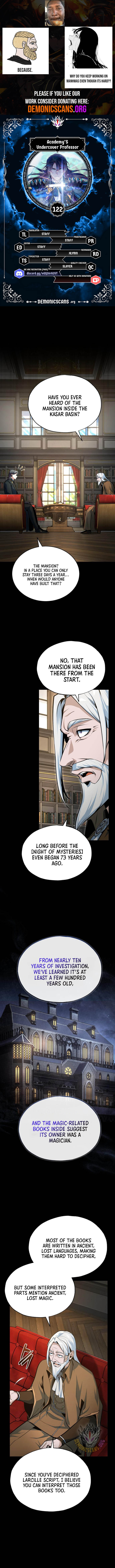 Academys Undercover Professor Chapter 122 Page 1