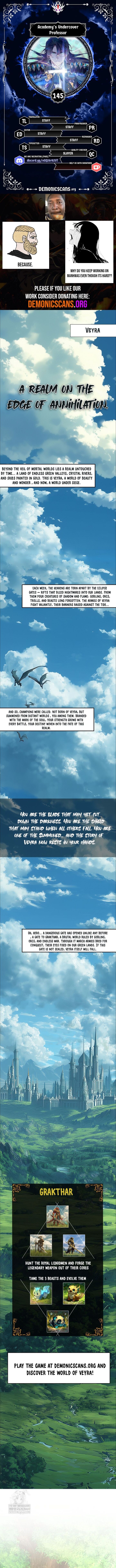 Academys Undercover Professor Chapter 145 Page 1