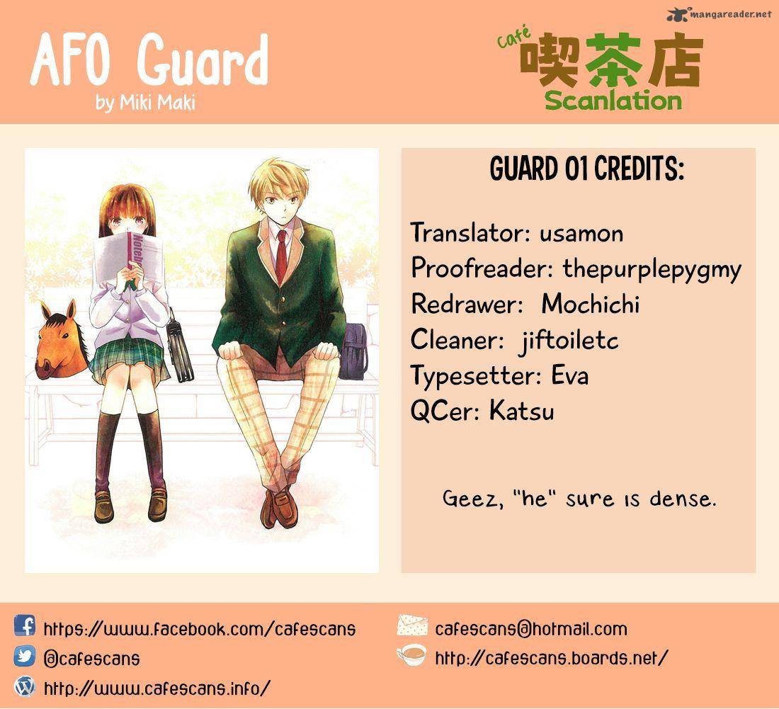 Afo Guard Chapter 1 Page 1