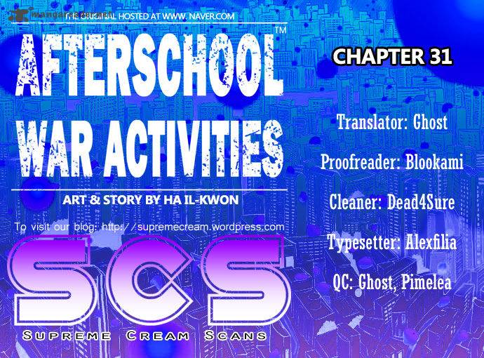 Afterschool Military Activity Chapter 31 Page 1