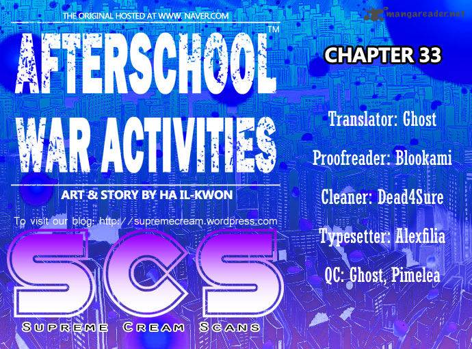 Afterschool Military Activity Chapter 33 Page 1