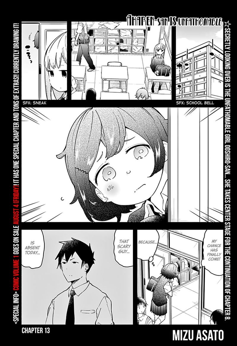 Aharen San Wa Hakarenai Chapter 13 Page 1