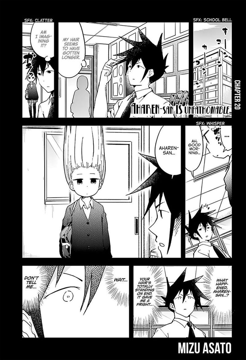 Aharen San Wa Hakarenai Chapter 20 Page 1