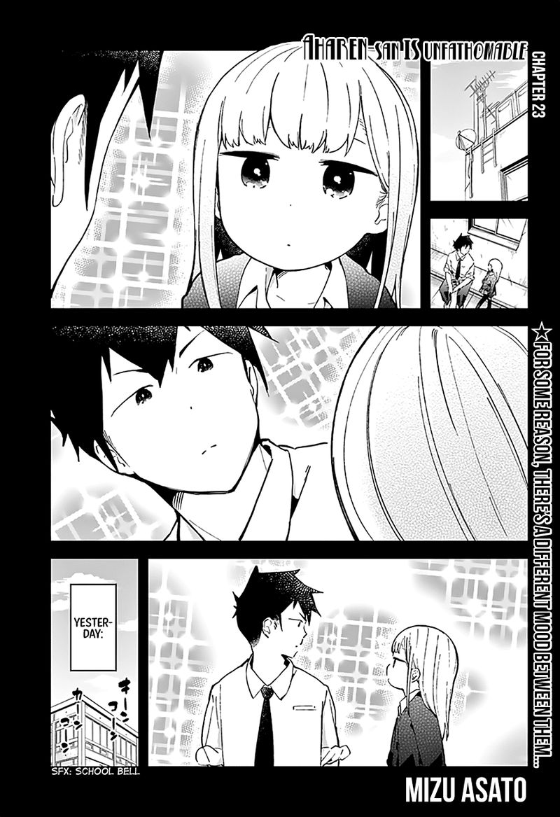 Aharen San Wa Hakarenai Chapter 23 Page 2