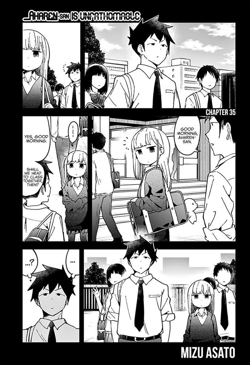 Aharen San Wa Hakarenai Chapter 35 Page 2