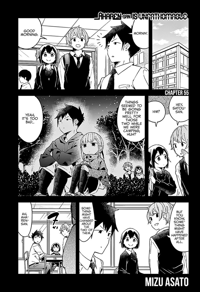 Aharen San Wa Hakarenai Chapter 55 Page 2