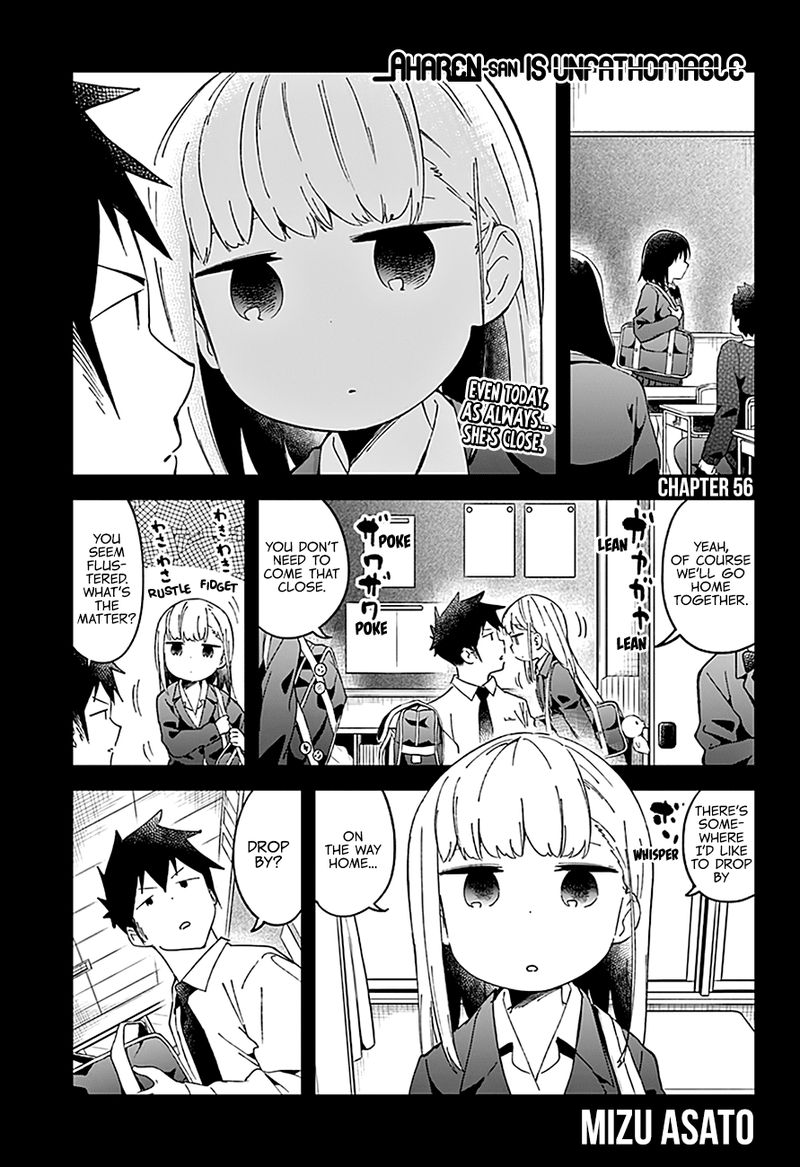 Aharen San Wa Hakarenai Chapter 56 Page 2