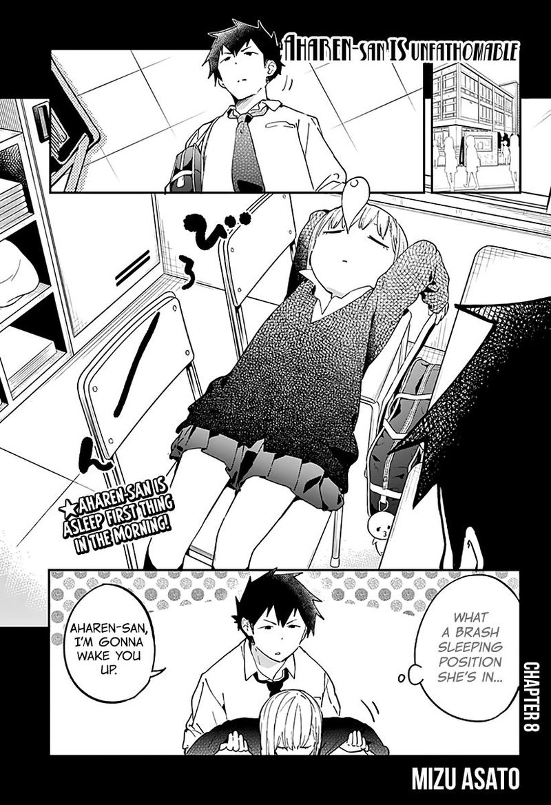 Aharen San Wa Hakarenai Chapter 8 Page 1