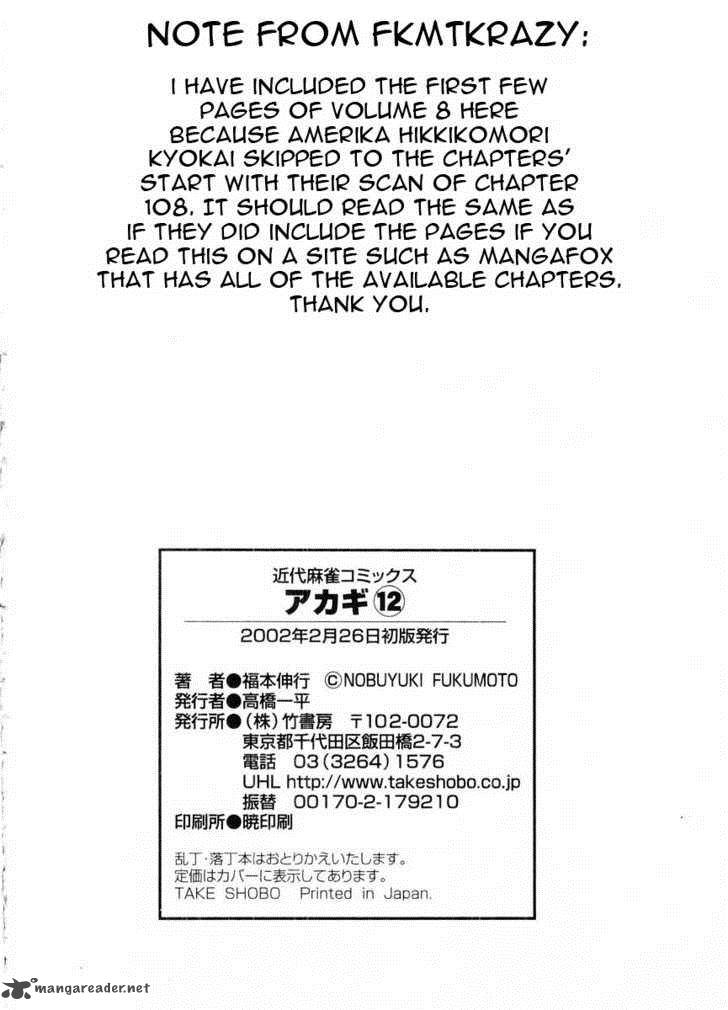 Akagi Chapter 107 Page 29