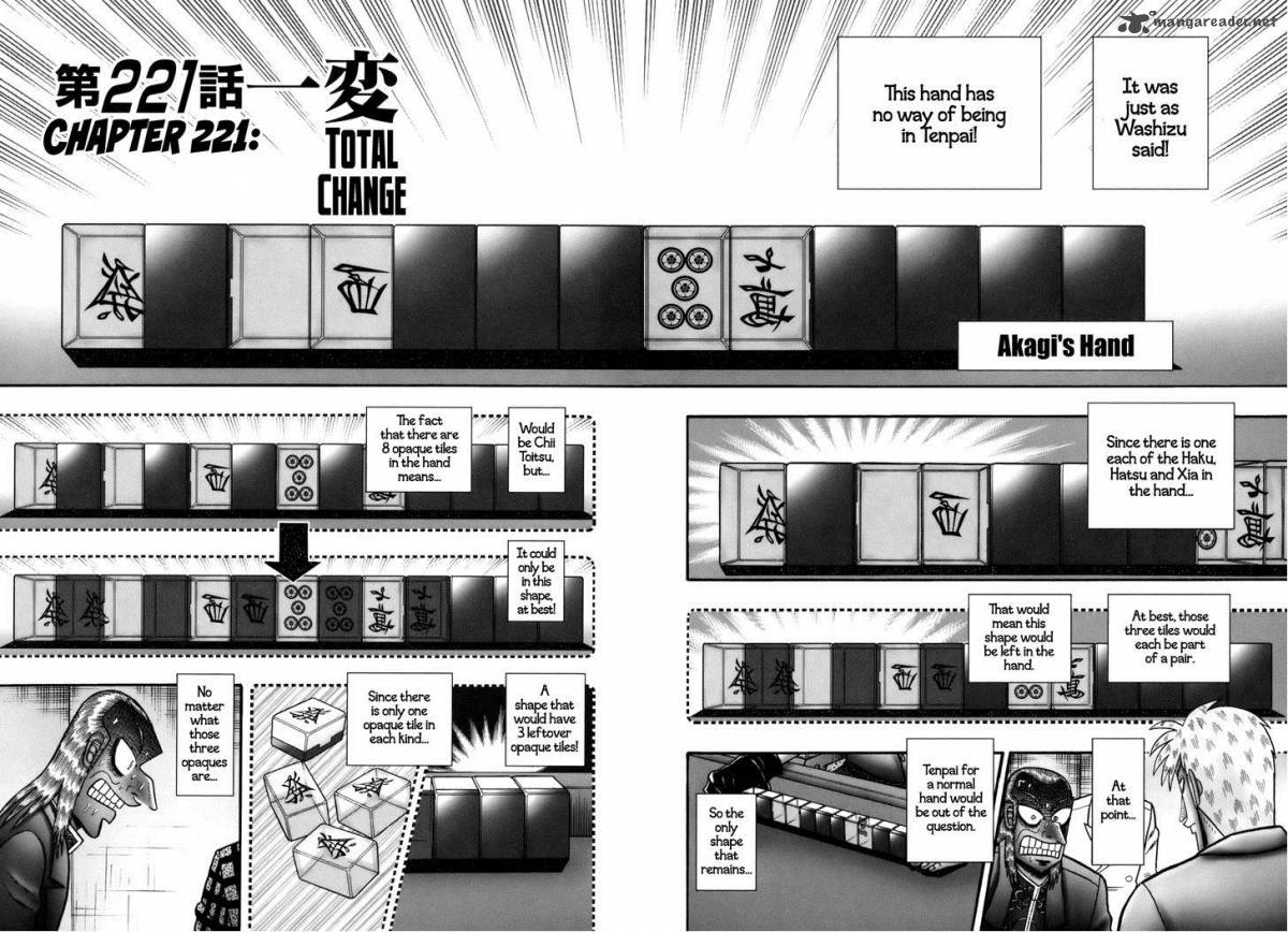 Akagi Chapter 221 Page 2