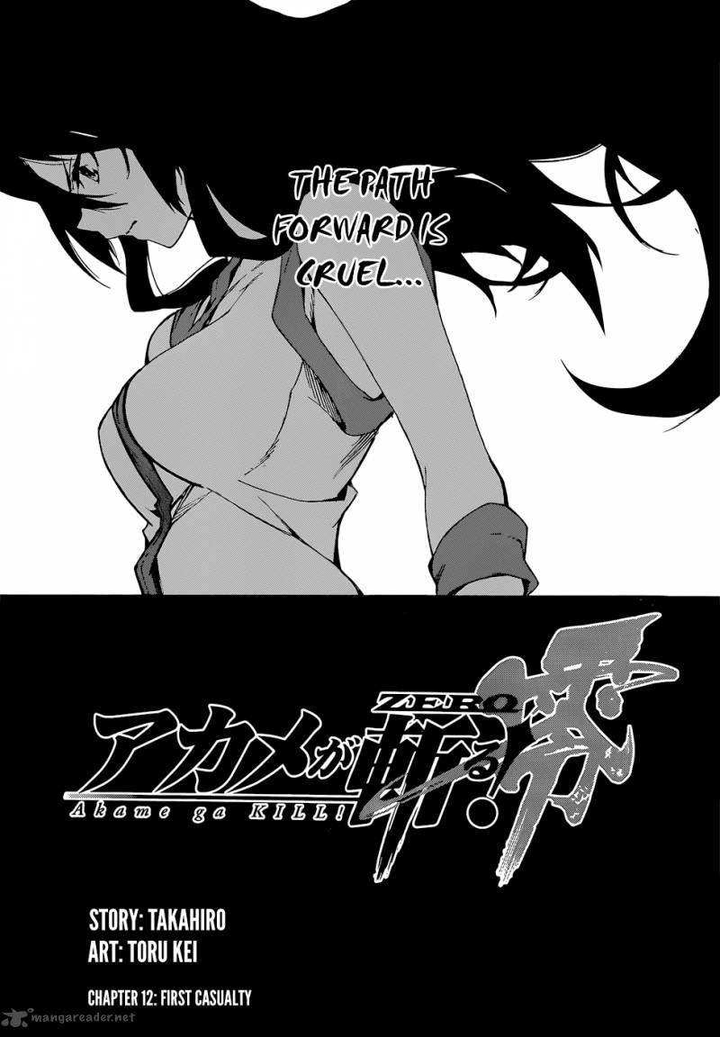 Akame Ga Kill Zero Chapter 12 Page 1