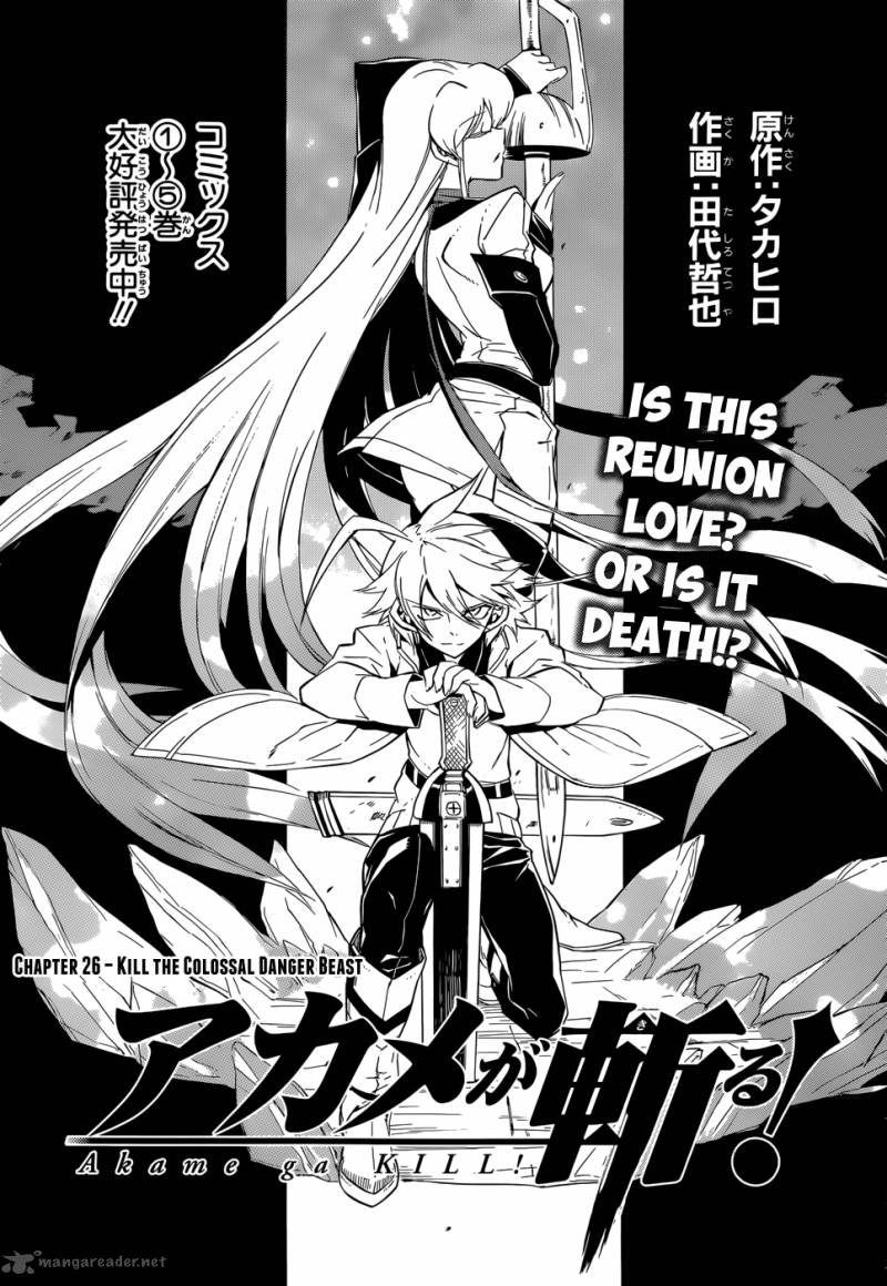 Akame Ga Kiru Chapter 26 Page 3