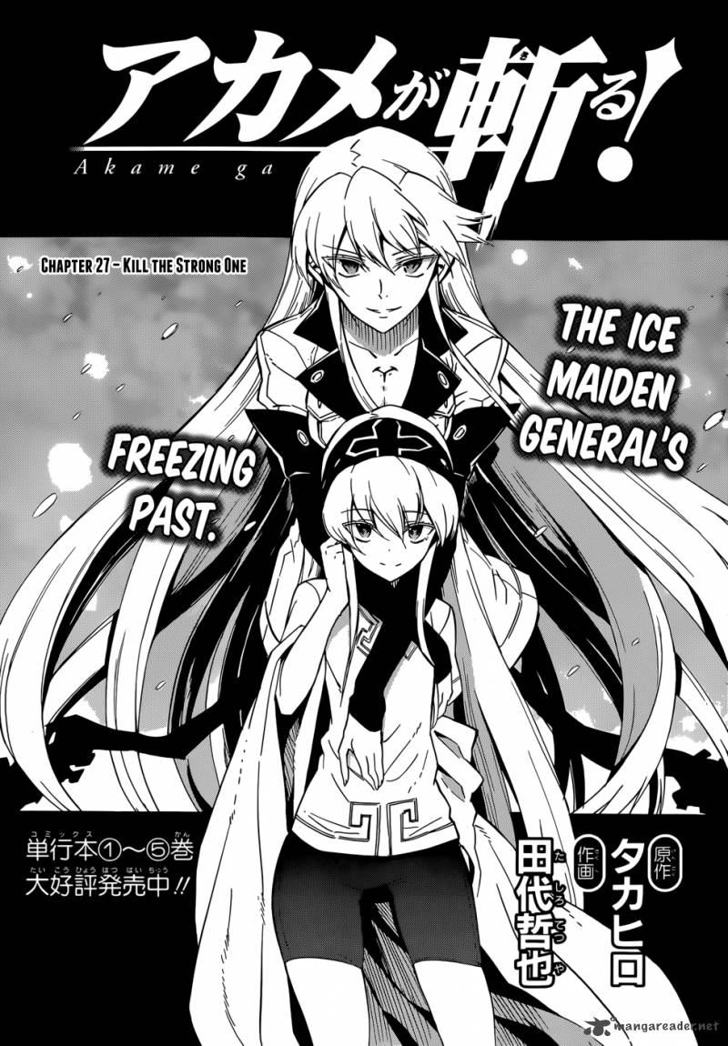 Akame Ga Kiru Chapter 27 Page 3