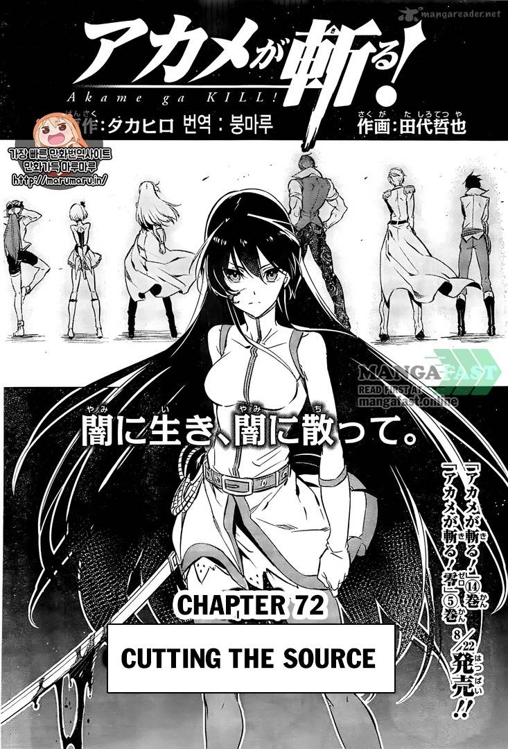 Akame Ga Kiru Chapter 72 Page 3