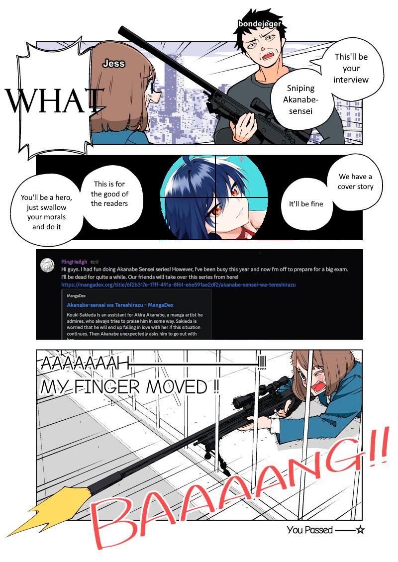 Akanabe Sensei Wa Tereshirazu Chapter 29 Page 17