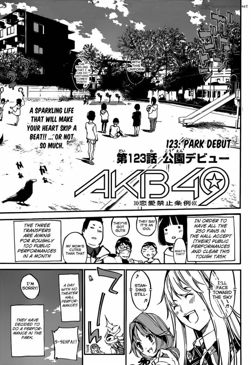 Akb49 Renai Kinshi Jourei Chapter 123 Page 4