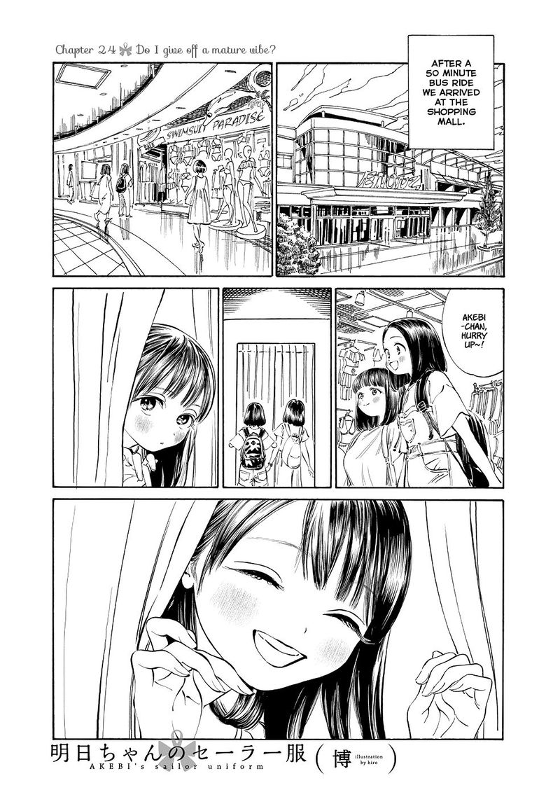 Akebi Chan No Sailor Fuku Chapter 24 Page 1