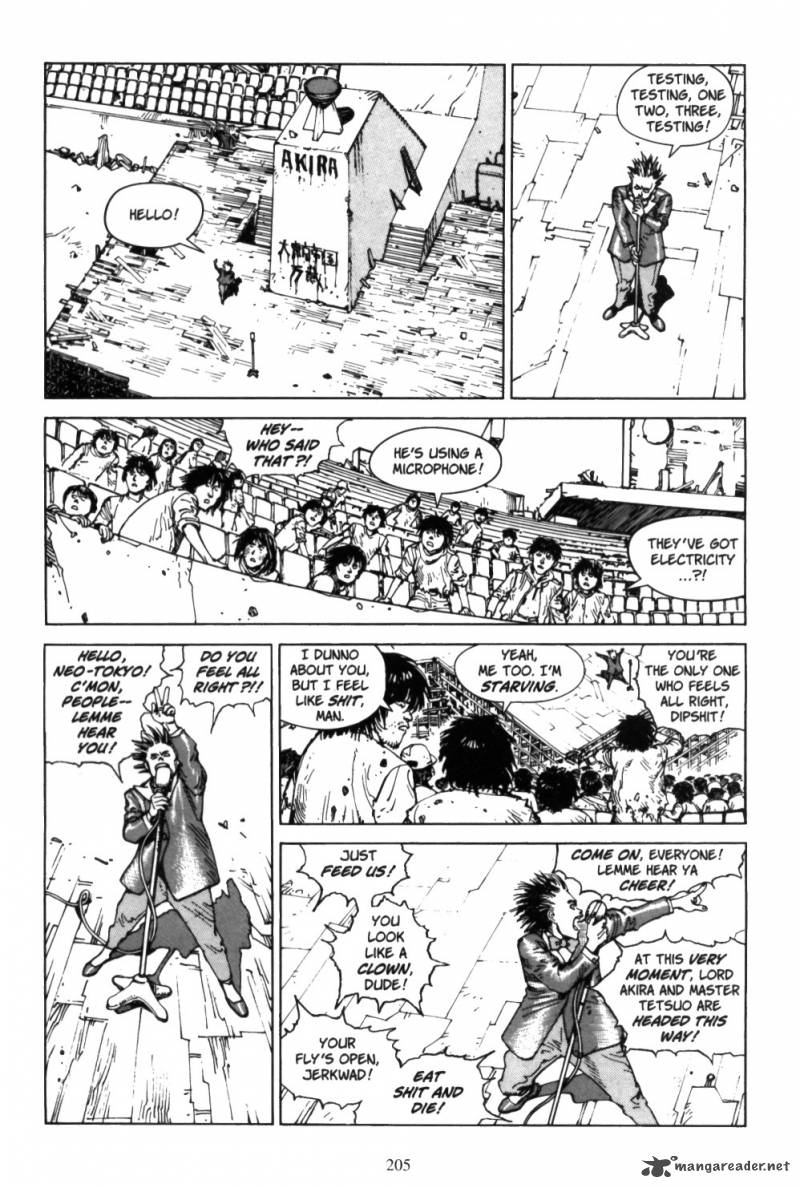 Akira Chapter 5 Page 203