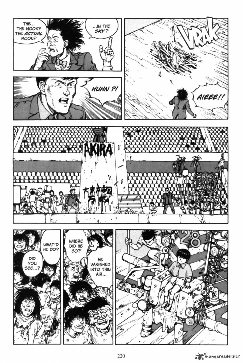 Akira Chapter 5 Page 218