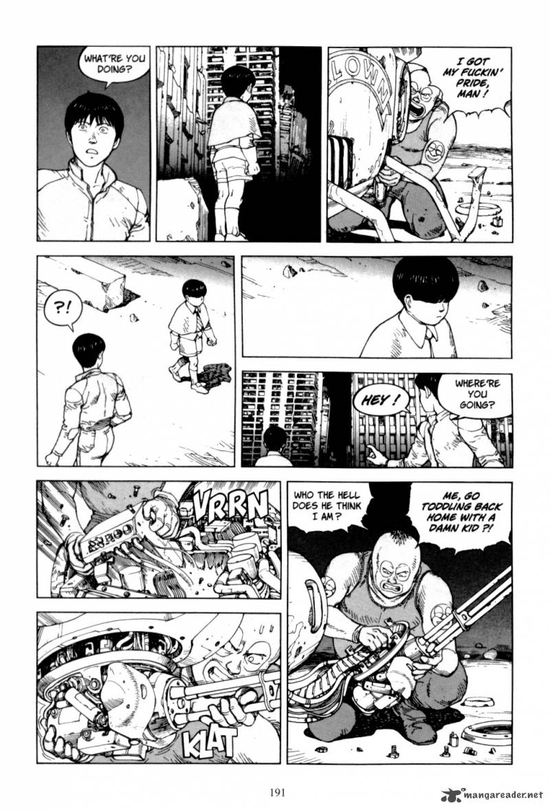 Akira Chapter 6 Page 189