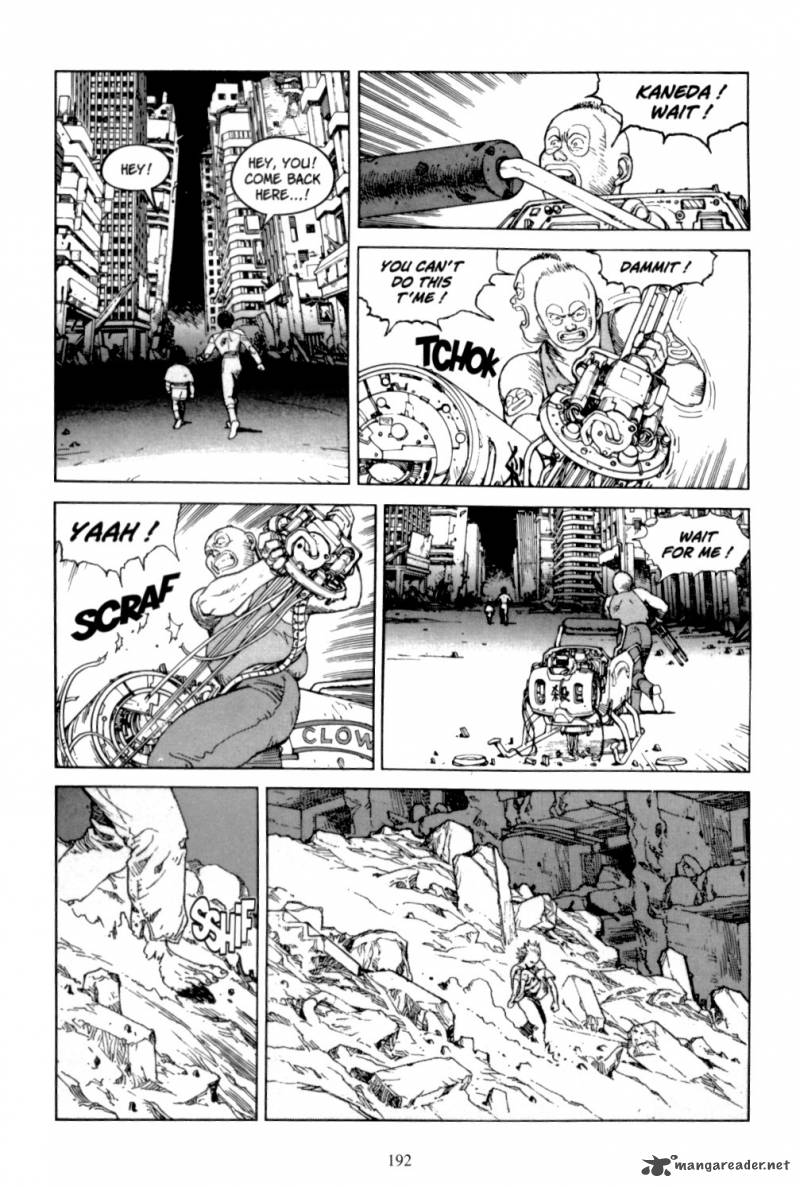 Akira Chapter 6 Page 190