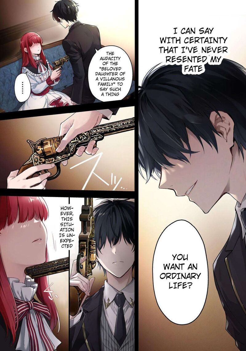 Akutou Ikka No Mana Musume Tensei Saki Mo Otome Game No Gokudou Reijou Deshita Saijoukyuu Rank No Akuyaku Sama Sono Dekiai Wa Fuyou Desu Chapter 1 Page 1