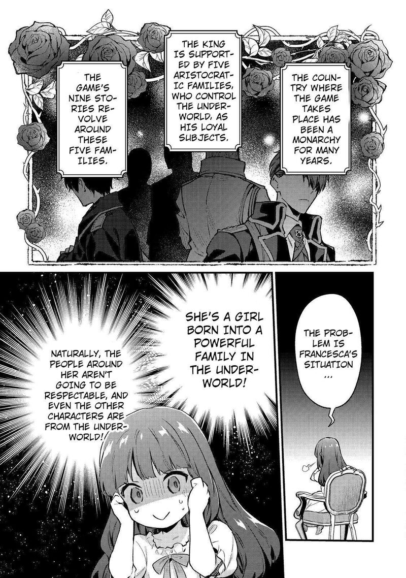 Akutou Ikka No Mana Musume Tensei Saki Mo Otome Game No Gokudou Reijou Deshita Saijoukyuu Rank No Akuyaku Sama Sono Dekiai Wa Fuyou Desu Chapter 1 Page 35