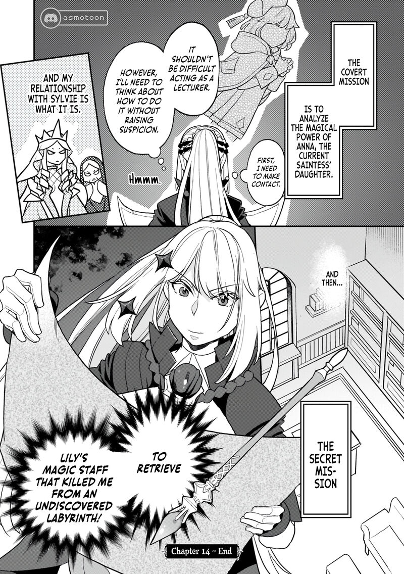 Akuyaku Ikka No Okugata Shi Ni Modori Shite Kokoro Wo Irekaeru Chapter 14 Page 28