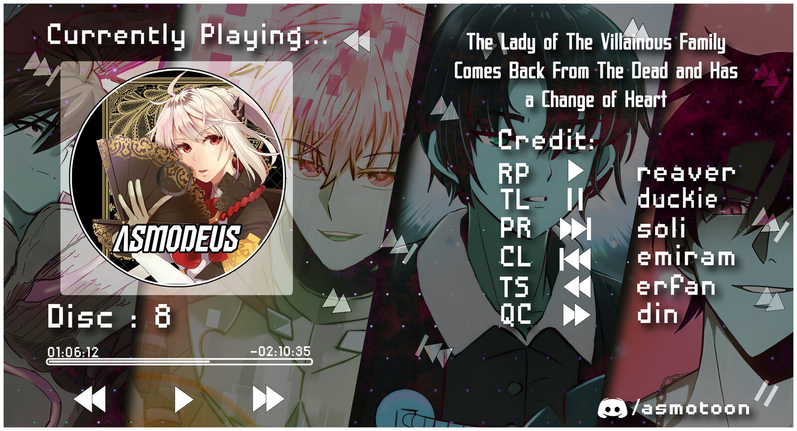 Akuyaku Ikka No Okugata Shi Ni Modori Shite Kokoro Wo Irekaeru Chapter 8 Page 1