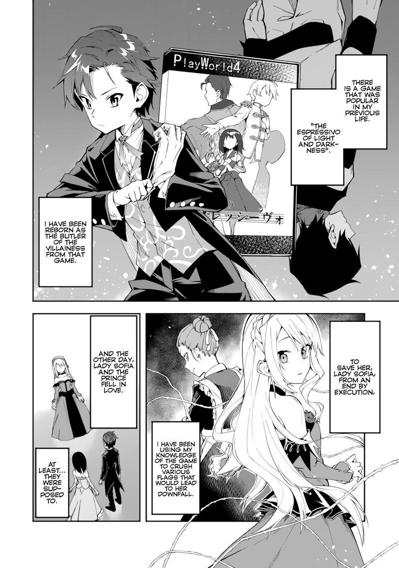 Akuyaku Reijou No Shitsuji Sama Hametsu Flag Wa Ore Ga Tsubusasete Itadakimasu Chapter 2a Page 2