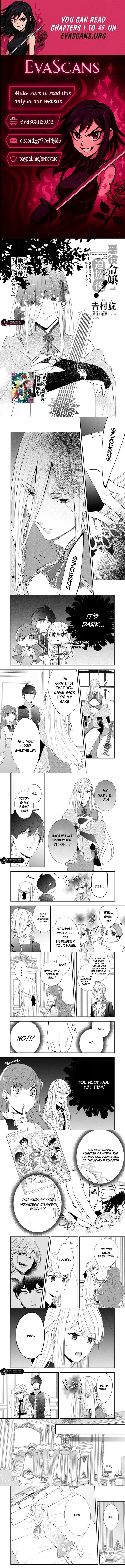 Akuyaku Reijou No Tsuihougo Chapter 33 Page 1