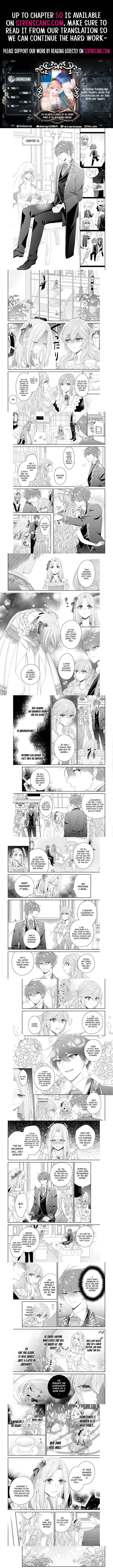 Akuyaku Reijou Wa Ringoku No Outaishi Ni Dekiai Sareru Chapter 35 Page 1