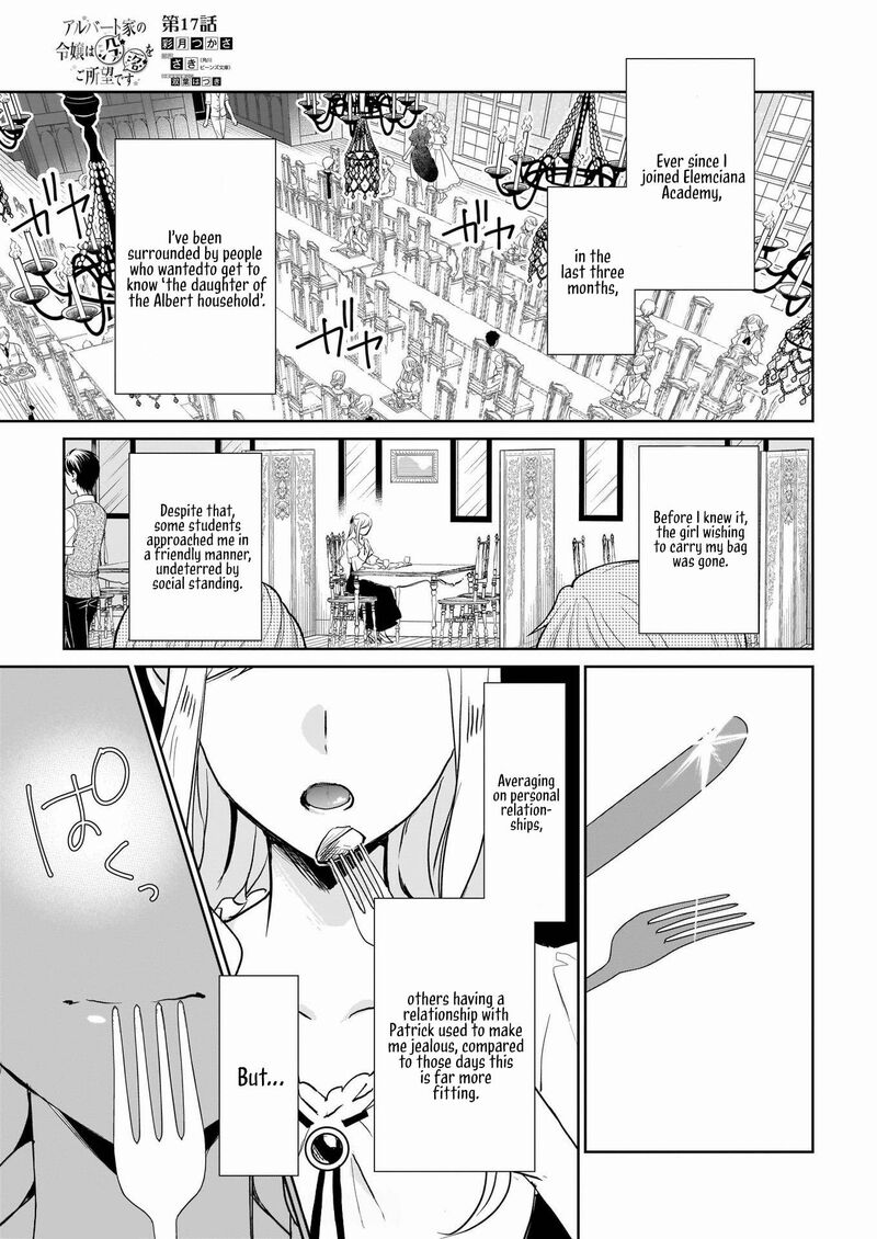 Albert Ke No Reijou Wa Botsuraku Wo Go Shomou Desu Chapter 17 Page 1